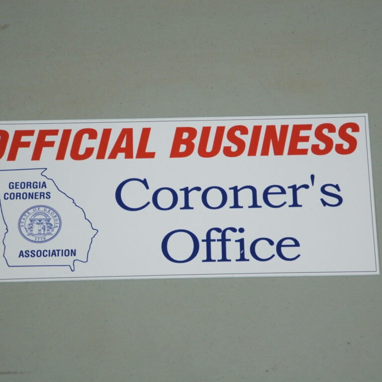official business coroners office