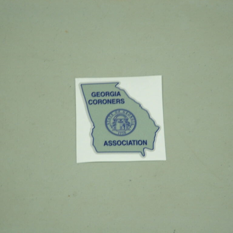 georgia coroners association sticker